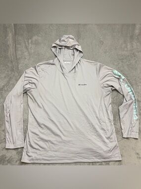 Columbia Rapid Creek Hoodie Omnishade Men's Gray Size XL